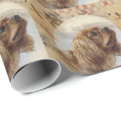Cavalier King Charles Spaniel Geschenkpapier (Rolleneckpunkt)