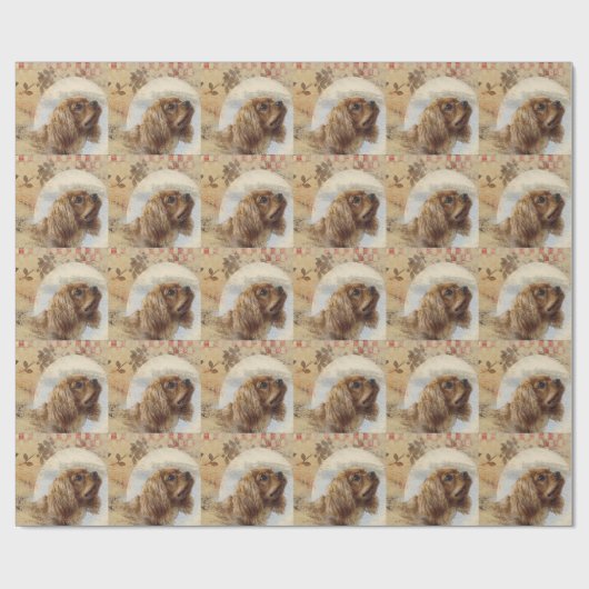Cavalier King Charles Spaniel Geschenkpapier (Flach)