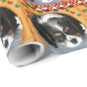 Cavalier King Charles Spaniel Geschenkpapier (Rolleneckpunkt)