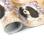 Cavalier King Charles Spaniel Geschenkpapier (Rolleneckpunkt)