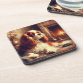 Cavalier King Charles Spaniel Getränkeuntersetzer (Linke Seite)