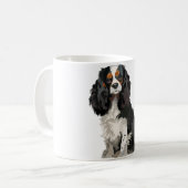 Cavalier King Charles Spaniel Gifts dog Pop art Kaffeetasse (Vorderseite Links)