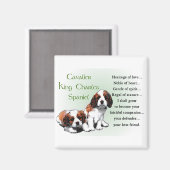 Cavalier King Charles Spaniel Gifts Magnet (Vorderseite/Rückseite)