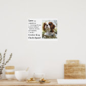 Cavalier King Charles Spaniel Gifts Poster (Küche)