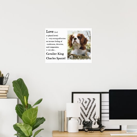 Cavalier King Charles Spaniel Gifts Poster (Heimbüro)