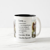 Cavalier King Charles Spaniel Gifts Zweifarbige Tasse (VorderseiteRechts)