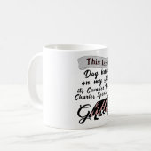 Cavalier King Charles Spaniel Glitzer Women Men Te Kaffeetasse (Vorderseite Links)