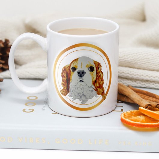 Cavalier King Charles Spaniel Gold Kaffeetasse