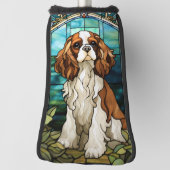 Cavalier King Charles Spaniel Golf Head Cover Headcover (Rotieren 90)