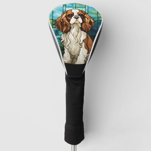 Cavalier King Charles Spaniel Golf Head Cover Headcover (Vorderseite)