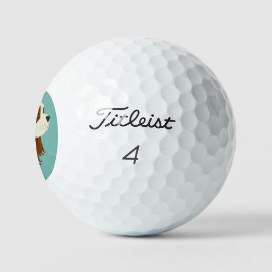 Cavalier King Charles Spaniel Golfball (Logo)