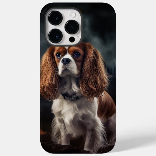 Cavalier King Charles Spaniel Halloween Beängstige Case-Mate iPhone Hülle (Rückseite)