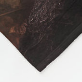 Cavalier King Charles Spaniel Halloween Beängstige Fleecedecke (Ecke)