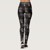 Cavalier King Charles Spaniel Halloween Beängstige Leggings (Rückseite)
