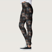 Cavalier King Charles Spaniel Halloween Beängstige Leggings (Links)