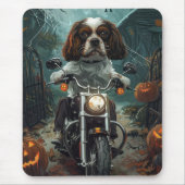 Cavalier King Charles Spaniel Halloween Beängstige Mousepad (Vorne)