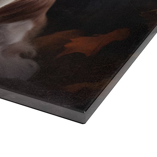 Cavalier King Charles Spaniel Halloween Beängstige Schneidebrett (Ecke)