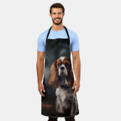 Cavalier King Charles Spaniel Halloween Beängstige Schürze (Getragen)