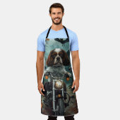 Cavalier King Charles Spaniel Halloween Beängstige Schürze (Getragen)