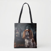 Cavalier King Charles Spaniel Halloween Beängstige Tasche (Vorderseite)