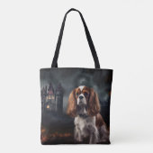 Cavalier King Charles Spaniel Halloween Beängstige Tasche (Rückseite)