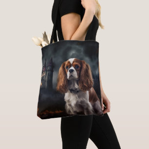 Cavalier King Charles Spaniel Halloween Beängstige Tasche