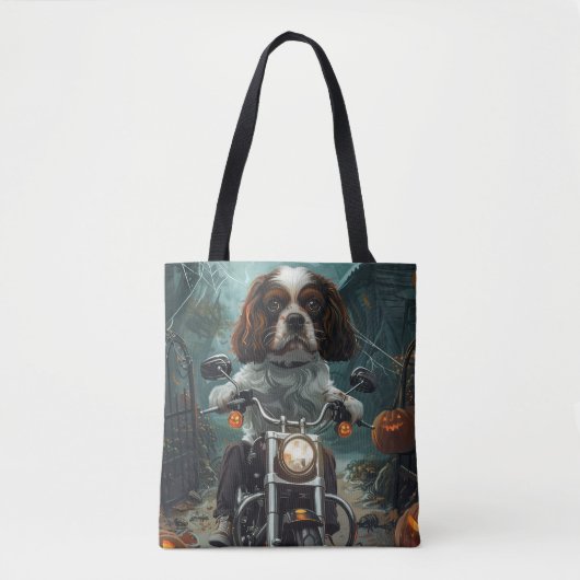 Cavalier King Charles Spaniel Halloween Beängstige Tasche (Vorderseite)