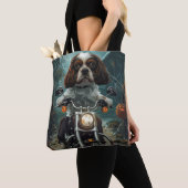 Cavalier King Charles Spaniel Halloween Beängstige Tasche (Von Nahem)