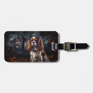 Cavalier King Charles Spaniel Halloween Gruselig Gepäckanhänger
