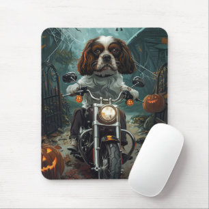 Cavalier King Charles Spaniel Halloween Gruselig Mousepad