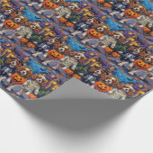 Cavalier King Charles Spaniel Halloween-Kostüme Geschenkpapier (Ecke)