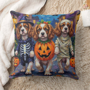 Cavalier King Charles Spaniel Halloween-Kostüme Kissen