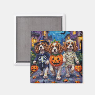 Cavalier King Charles Spaniel Halloween-Kostüme Magnet