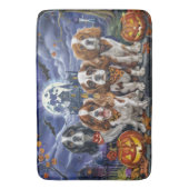 Cavalier King Charles Spaniel Halloween Spooky Badematte (Vorderseite Vertikal)