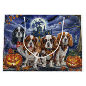 Cavalier King Charles Spaniel Halloween Spooky Große Geschenktüte (Vorderseite)