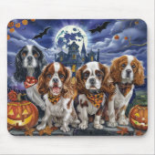 Cavalier King Charles Spaniel Halloween Spooky Mousepad (Vorne)