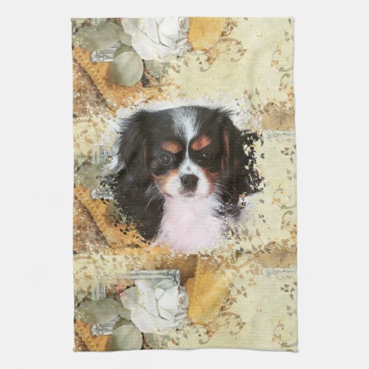 Cavalier King Charles Spaniel Handtuch (Vertikal)
