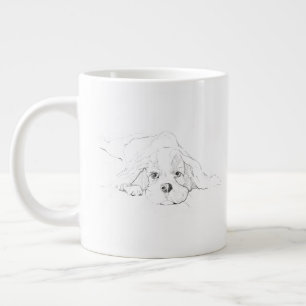 Cavalier King Charles Spaniel Haustier-Tasse Jumbo-Tasse