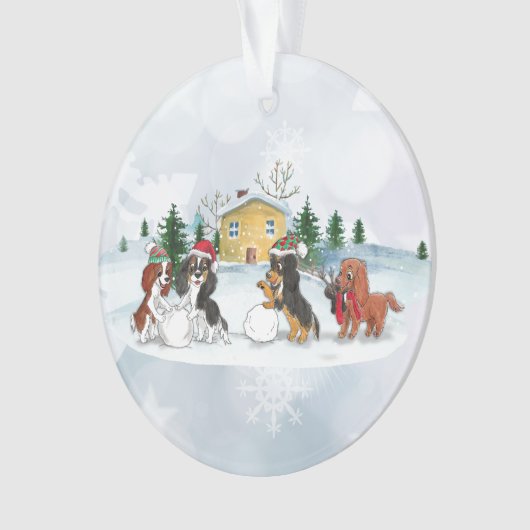 Cavalier King Charles Spaniel Holiday Ornaments Ornament (Vorderseite)