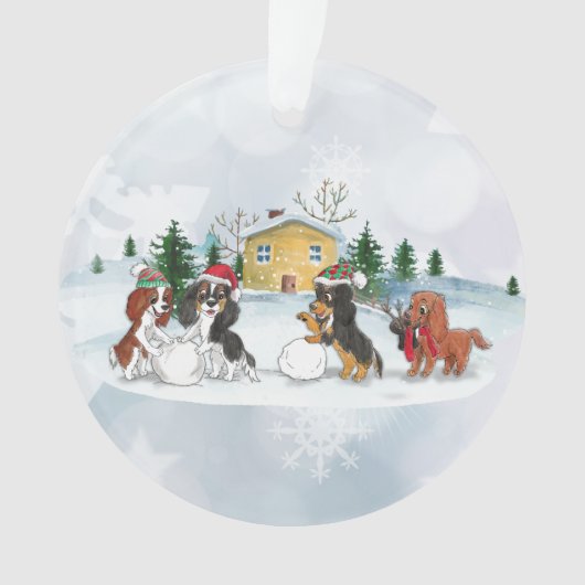 Cavalier King Charles Spaniel Holiday Ornaments Ornament (Vorderseite)