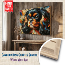 Cavalier King Charles Spaniel Hund Acryl Druck