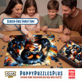 Cavalier King Charles Spaniel Hund Acryl Druck Puzzle