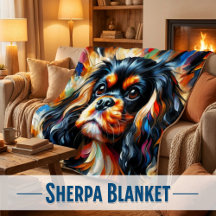 Cavalier King Charles Spaniel Hund Acryl Druck