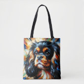 Cavalier King Charles Spaniel Hund Acryl Druck Tasche (Vorderseite)