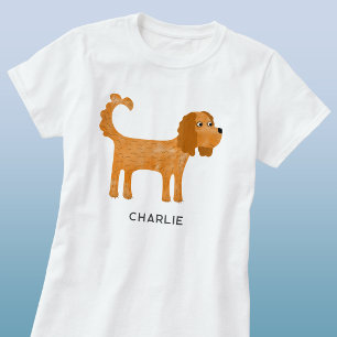 Cavalier King Charles Spaniel Hund personalisiert T-Shirt