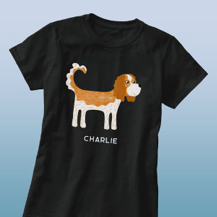 Cavalier King Charles Spaniel Hund personalisiert T-Shirt