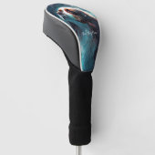 Cavalier King Charles Spaniel Hund schwimmen im Wa Golf Headcover (angewinkelt)