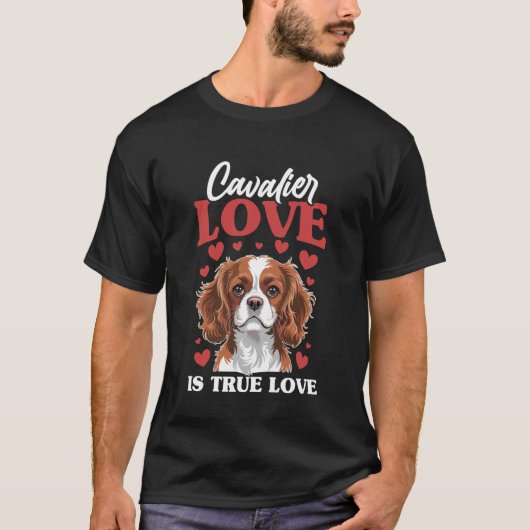 Cavalier King Charles Spaniel Hund T-Shirt (Vorderseite)