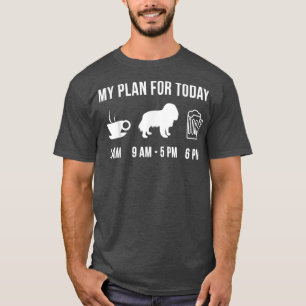 Cavalier King Charles Spaniel Hund Welpe Plan F T-Shirt