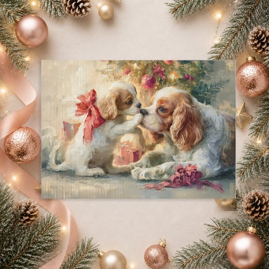 Cavalier King Charles Spaniel Hunde Weihnachten